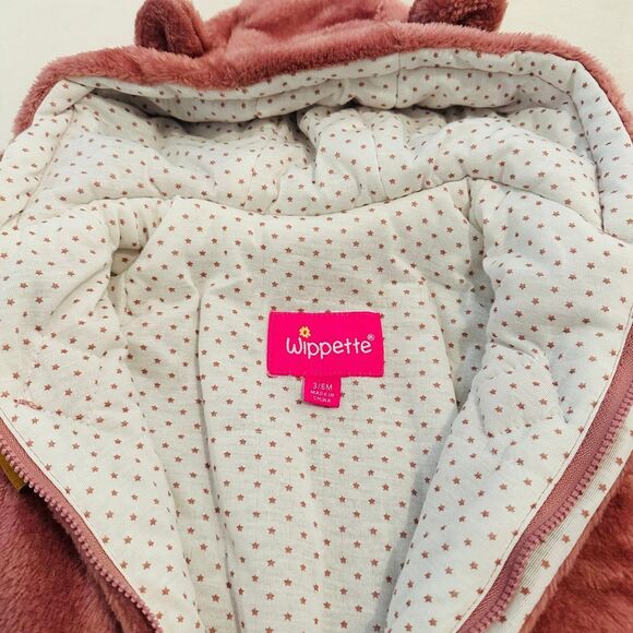 Baby Girls Pink Soft Pram/ winter Snow Suit Size 3/6 Months - Picture 3 of 8